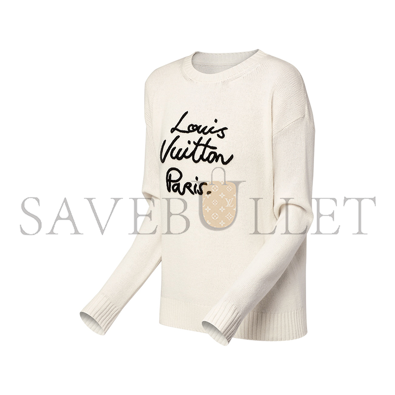 LOUIS VUITTON CURSIVE SIGNATURE PULLOVER 1AIQEP